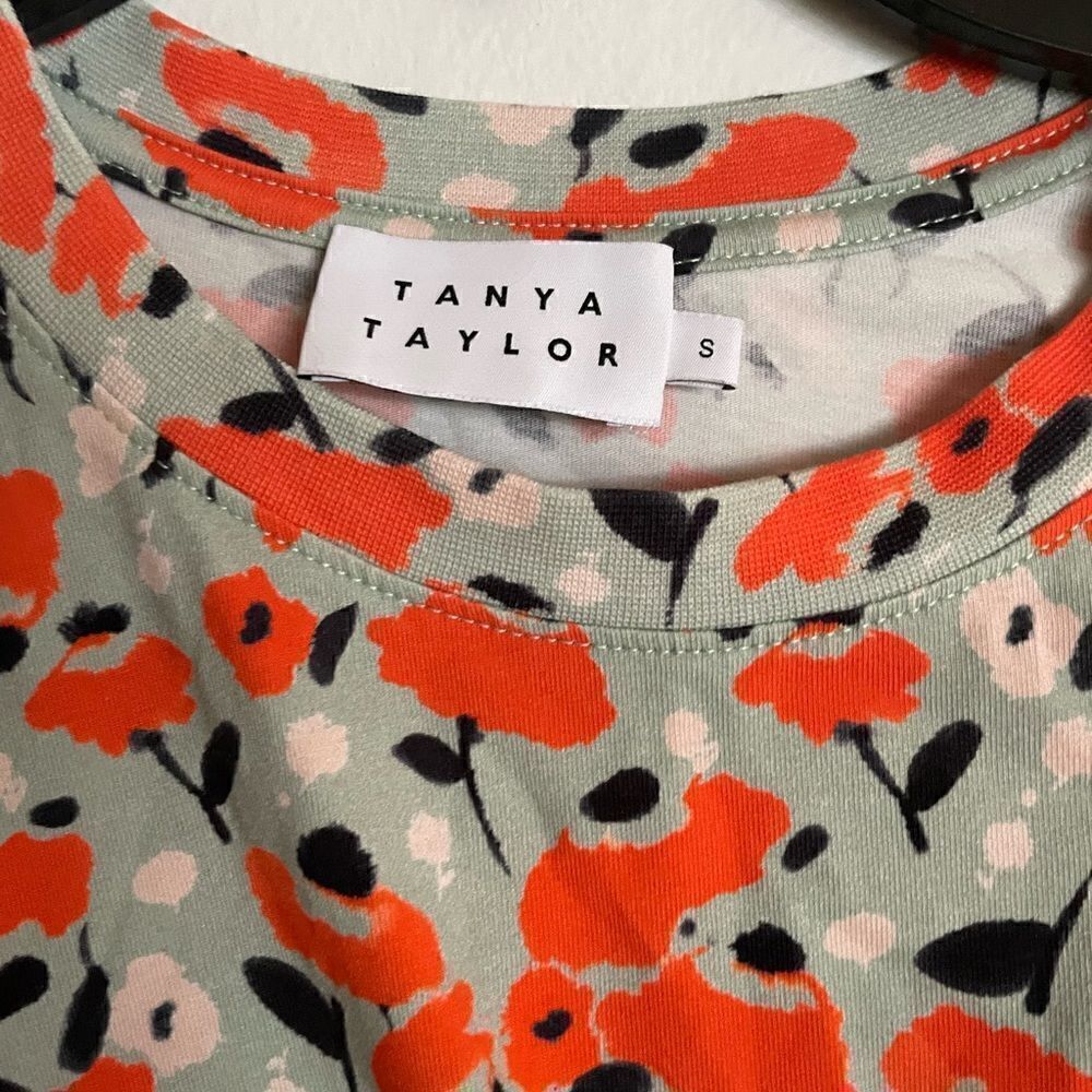 Rare Tanya Taylor Luella Floral Cutout Dress in POPPY FIELD Size S NWOT - Picture 7 of 9